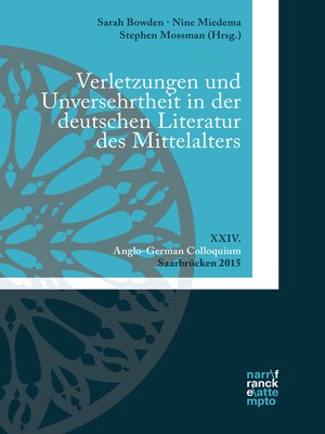 cover image of Verletzungen und Unversehrtheit in der deutschen Literatur des Mittelalters